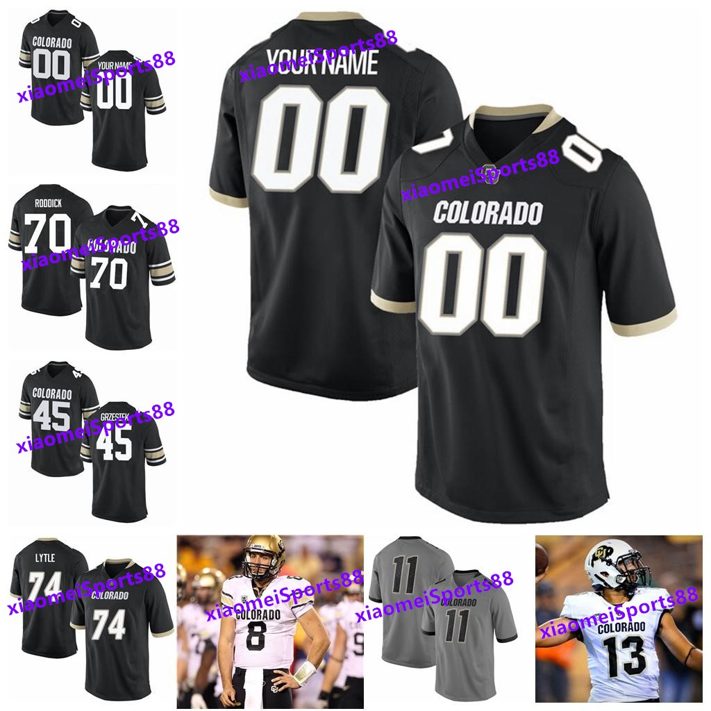 

Colorado Buffaloes College Football Jerseys Mens Alex Fontenot Jersey Tony Brown Paul Richardson Mason Crosby Rashaan Salaam Custom Stitched, As shown in illustration