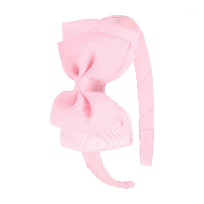 

1PC Detail 4inch Double Hair Bows Solid Headbands Lovely Princess Tiara Hairbands Girl Headband Hair Accessories1