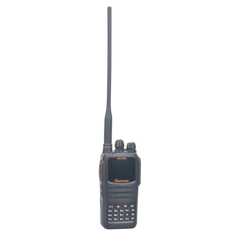 

Wouxun walkie talkie KG-UV3Q dual band VHF 10W UHF 8W high power FM Portable Analogue two way radio Roger Radio