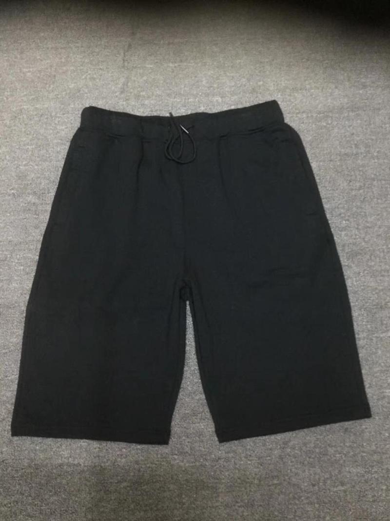 

Summer crocodile new style casual fitness shorts sports bottoms male running training short sweaterpants, Black