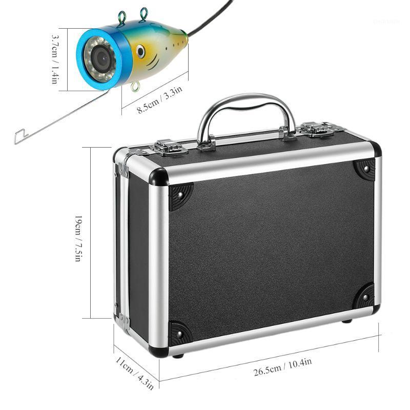 

New 1000TVL Waterproof Underwater Fishing Camera Touch Button 9" LCD Monitor 12PCS LED Lamp Fish Finder 150 Degree Wide Angle1