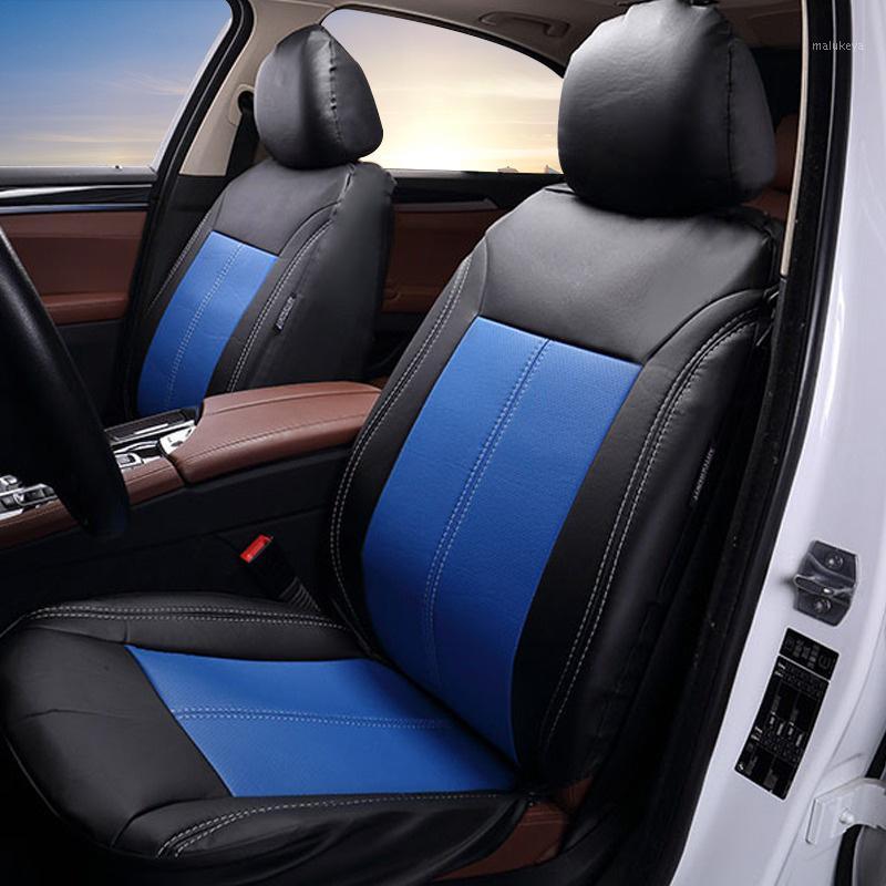 

New Luxury Quality PU Leather Car seat protection cover Automobiles Seat Covers Set Universal Fit Most Cars Covers For gift1