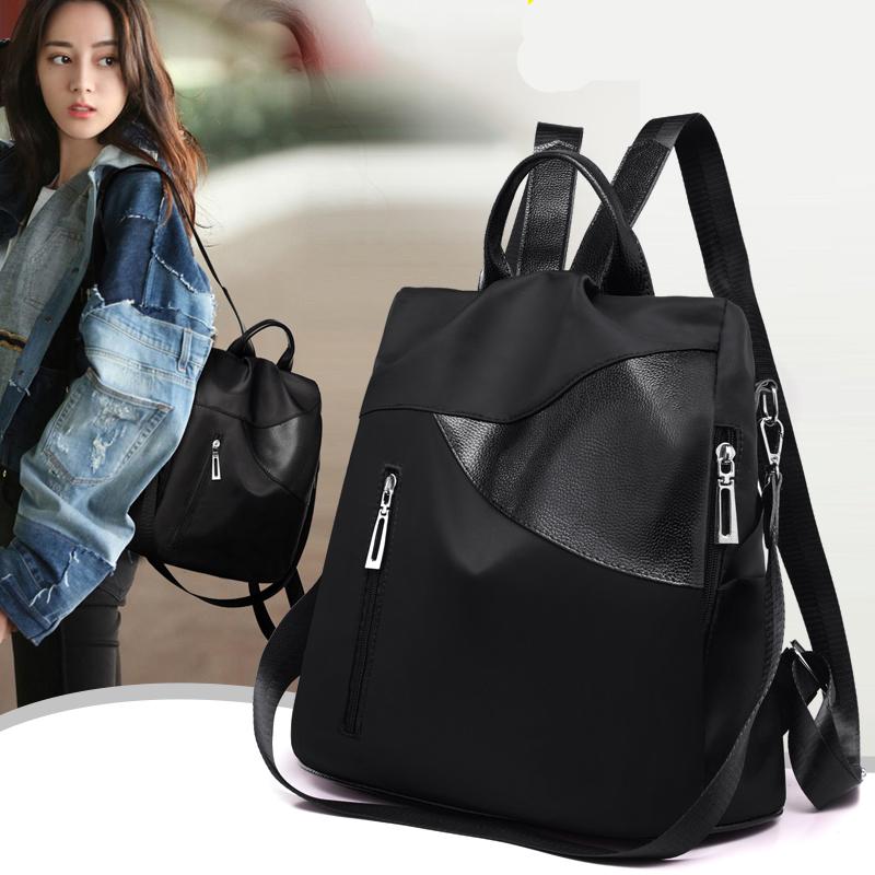 

Women Backpack College School Bagpack Harajuku Travel Shoulder Bags For Teenage Girls 2021 New Trend Female Backpack Fashion, Black