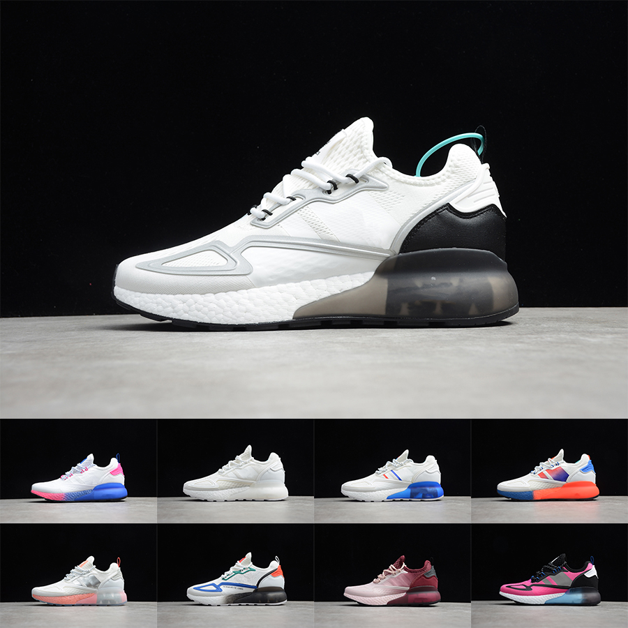 

2020 AD 36-45 Originals ZX 2K BOOST WHITE Popcorn Slipper Sandal Designer Women Sneakers Platform Shoes Men Basketball Outdoor FW0480, Shown