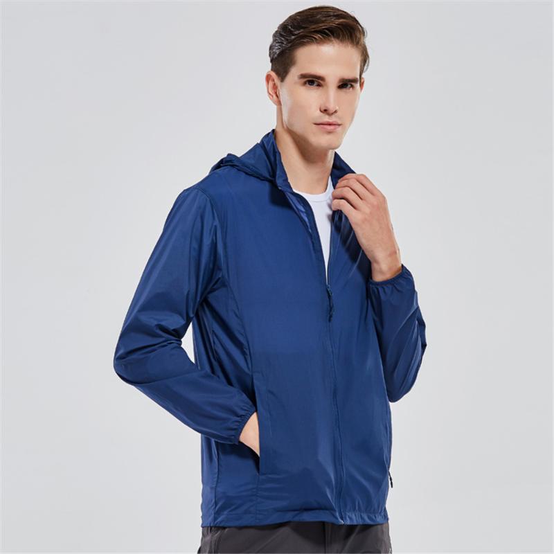 

Summer Men Women Hiking Jacket Sunscreen UV Protection Windbreaker Sportswear Waterproof Windproof Couple Mountaineering Jackets, Gray(men)