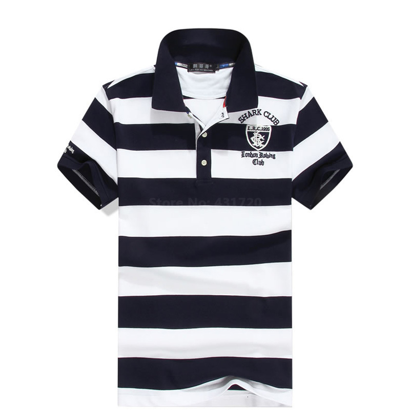 

2021 New Turtleneck 100% Cotton Short Sleeve Striped Most Large Size 4xl 5xl 6xl Male Shirt Brand Fashion Pv3z, Green