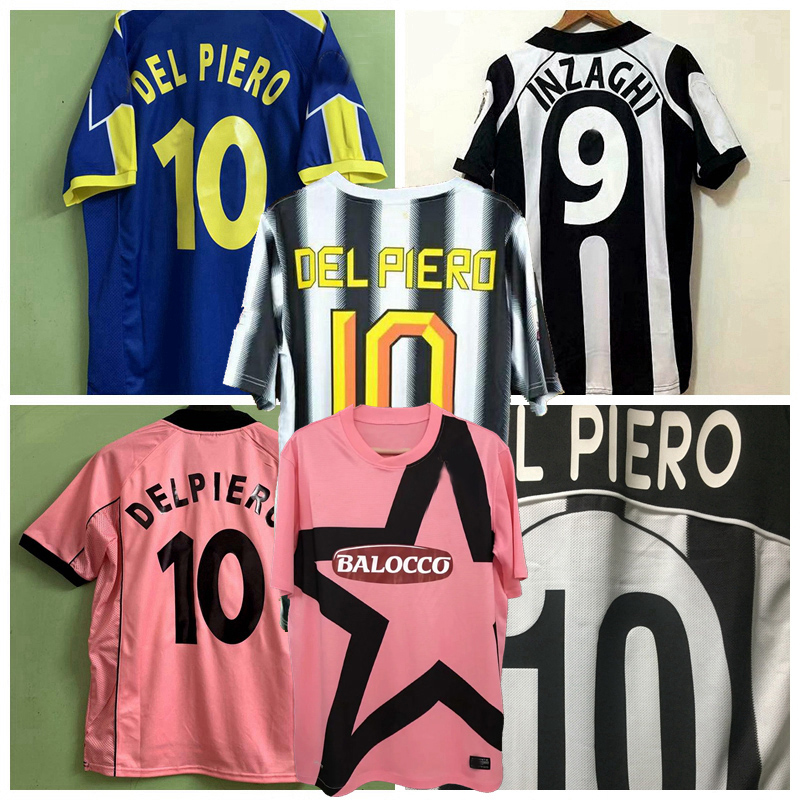 

1995 1997 1997 1988 1999 2000 2002 2003 2011 2012 Buffon soccer jerseys INZAGHI DAVIDS NEDVED DEL PIERO TREZEGUET Retro football shirt S-2XL, Gk 02/03