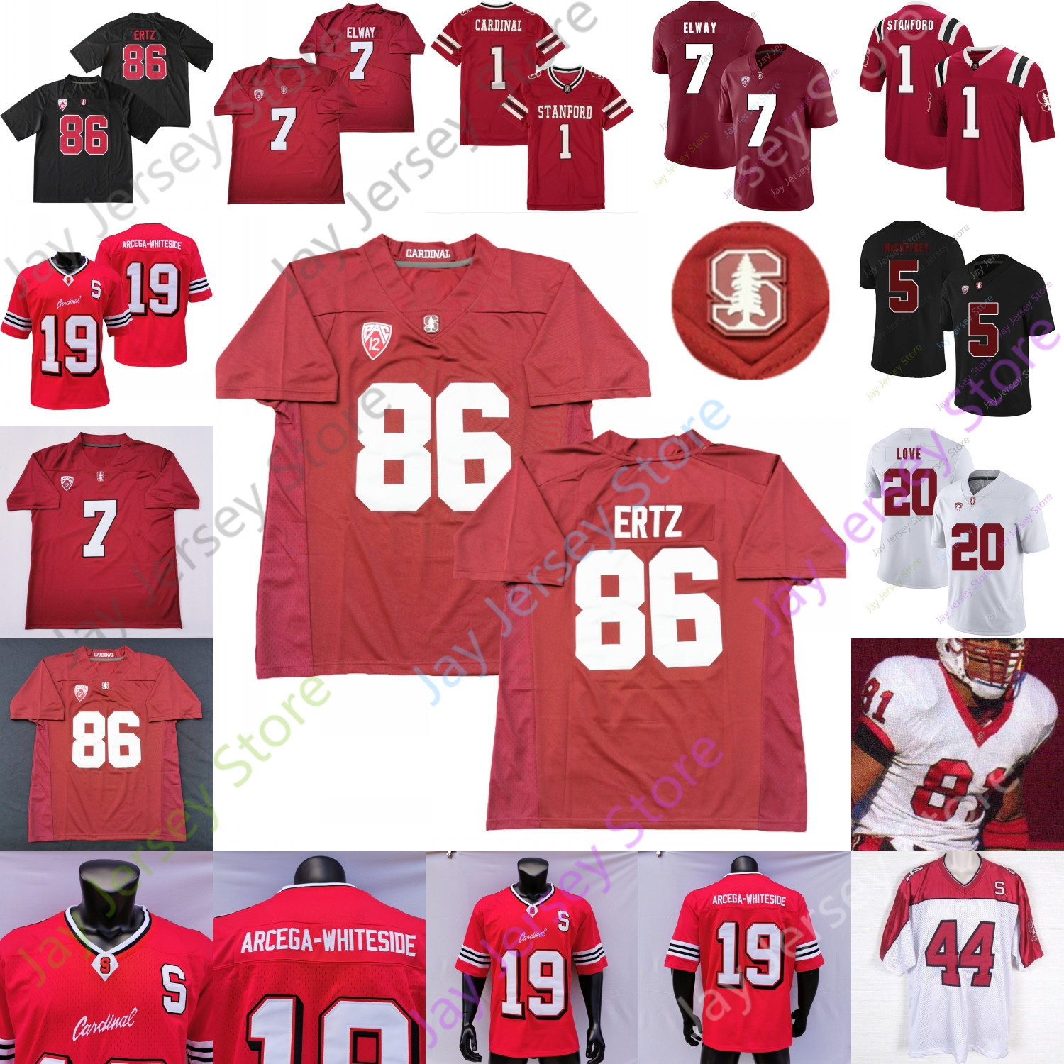

Custom 2020 Stanford Football Jersey NCAA College Jack West Austin Jones Nathaniel Peat Simi Fehoko Brycen Tremayne Levani Damuni, Red v