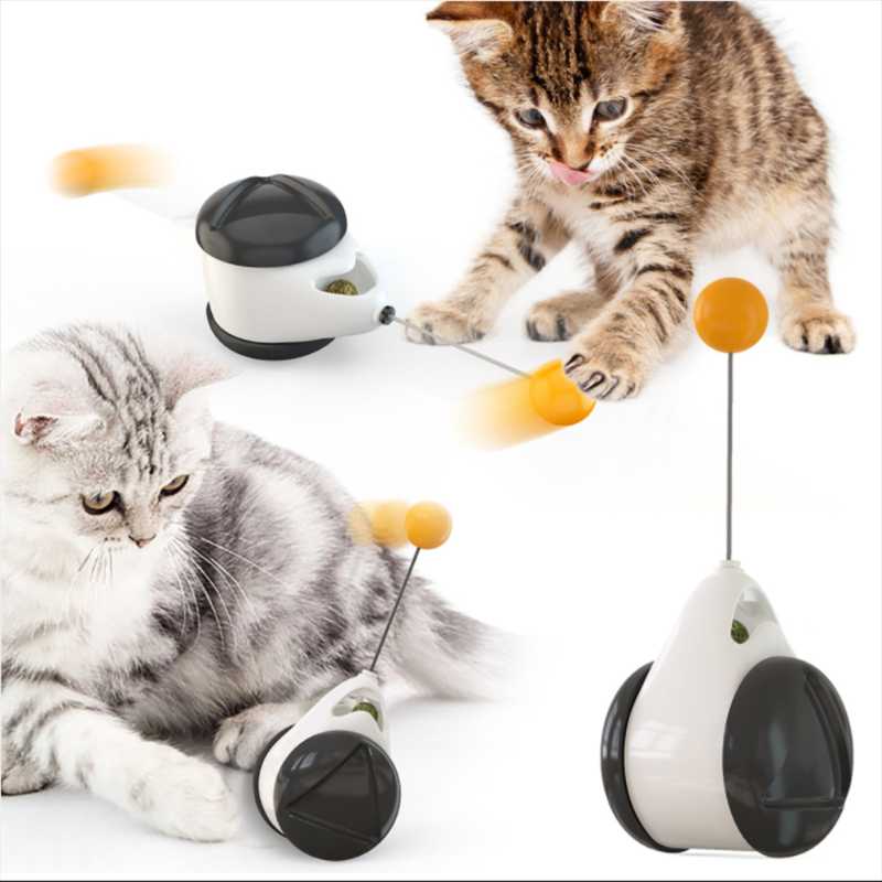 

Cat Toy Tumbler Rotating Tease Cat Toy Puzzle Tease Ball Supplies Pet Supplies