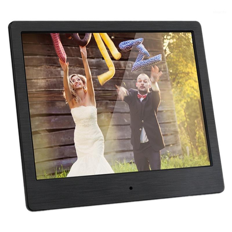 

Digital Photo Frame 8 Inch Thin and Light Full HD Digital Photo Frame with Remote Control Built-in Speaker(EU Plug)1