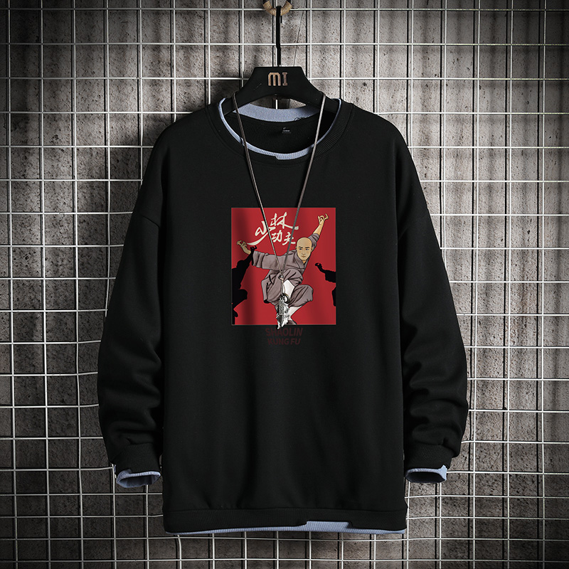 

Crewneck Sweatshirt Men 2020 Chinese Hip Hop Style Oversized Japanese Streetwear Black Hoodie Men Sweatshirts Hoodies, Yellow sweatshirt