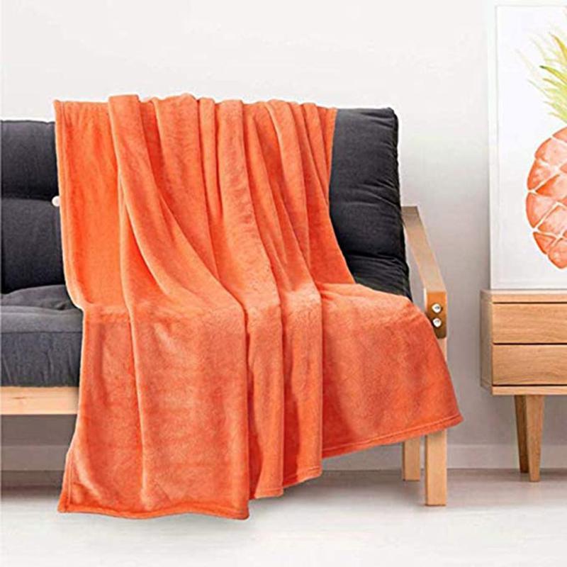 

Ultra Soft Flannel Blanket Multi-Function Light Weight Throws for Sofa Bed Bedroom LXY91