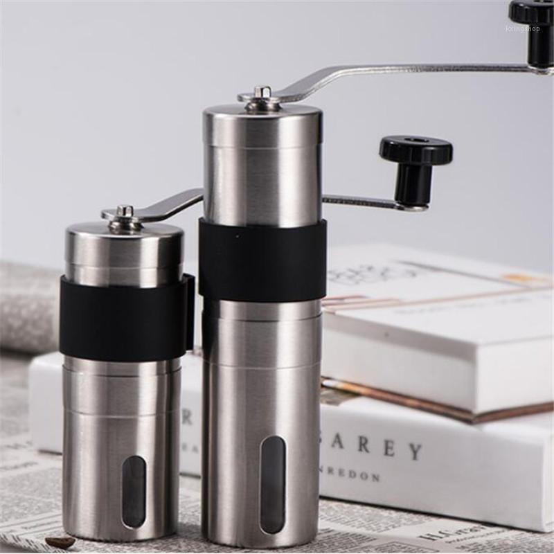 

Manual Coffee Grinder Maker Ceramics Core 304 Stainless Steel Hand Burr Mill Grinder Ceramic Corn Coffee Grinding Machine1