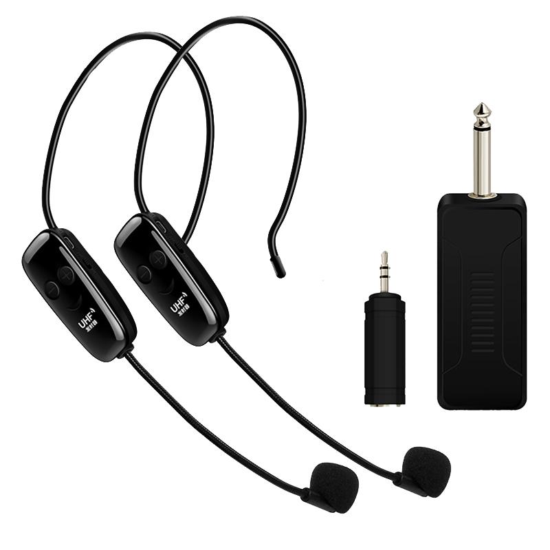 

U12F Uhf One For Two Wireless Headset Microphone Mixer Suitable For Teaching Guides Meeting Lectures
