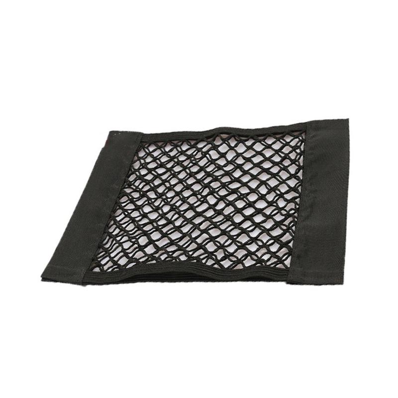 

Car Back Rear Trunk Seat Elastic String Net Magic Sticker Mesh Storage Bag Pocket Cage Auto Organizer Seat Back Bag