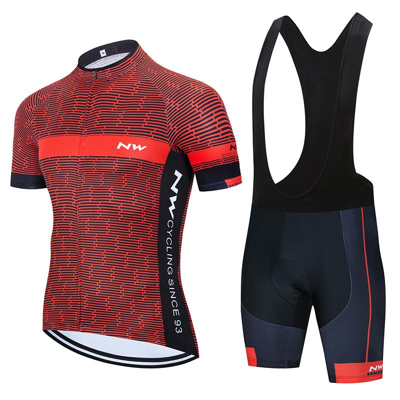 

Equipo 2020 bicicleta profesional camiseta de secado rapido, Gel transpirable Pad Jersey establece de manga corta verano, Pic color