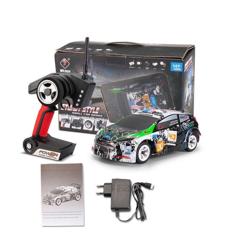 

RCtown Wltoys K989 1/28 2.4G 4WD Brushed RC Remote Control Rally Car RTR with Transmitter Y200413