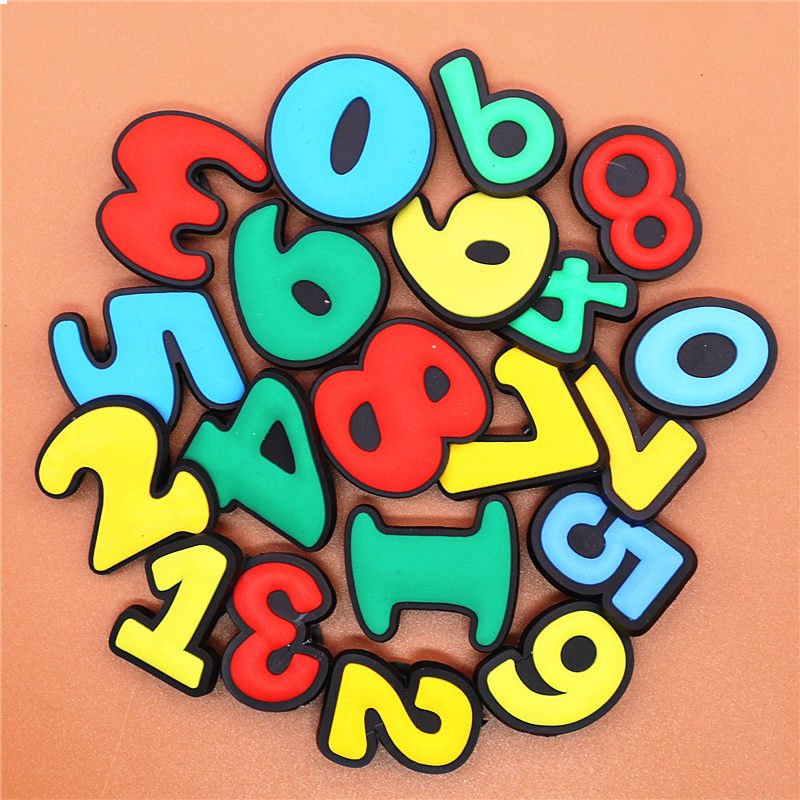 

PVC Two Digital Fonts Shoe Charms Numbers Shoes Accessories Shoe Buckle Decorations Shoe Ornaments Party Kid's Gifts