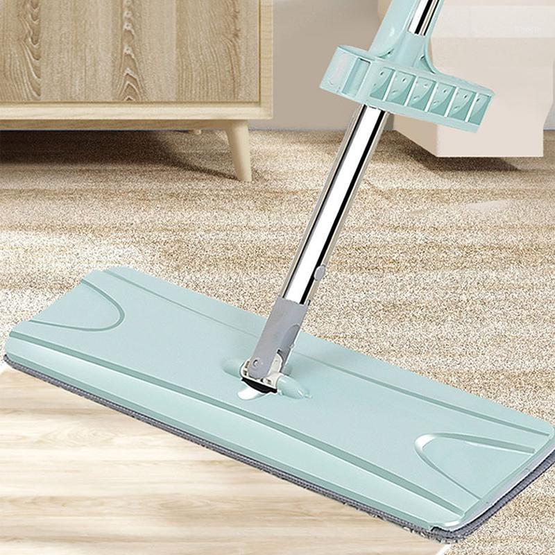 

Microfiber Cloth Floor Mop Hands-free Wash Flat Swab Home House Office Cleaning Tool Replaceable Cloth Household Mop1