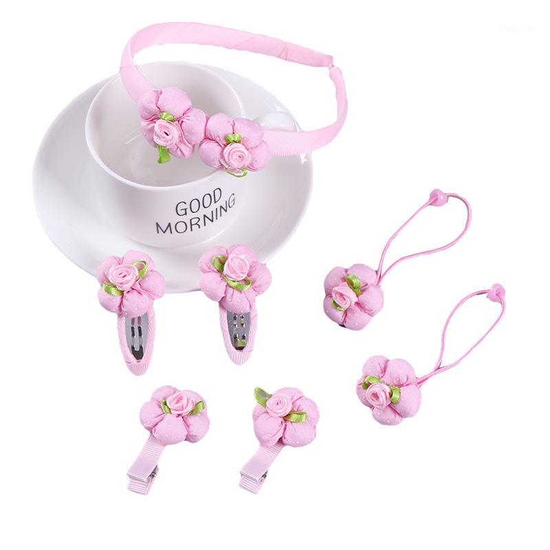 

Bobora 7Pcs Children Baby Girl Floral Bowknot Elastic Headbands Holiday Party Hair Band Headwear Accessories Muti Color1