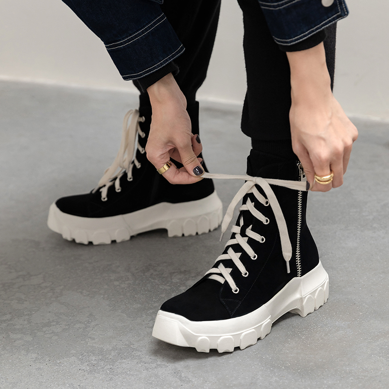 

2020 of Sheep Women Wool Suede Women's Ankle 35-40 Snow Woman Cross Tied Winter Shoes Fashion Leather Boots 2ref, Beige