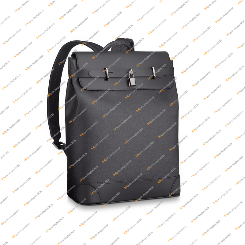 

Men Fashion Casual Designe Luxury Backpack Schoolbag Rucksack Travel Bag High Quality TOP 5A M44052 Pouch Purse, Black flower / with dust bag