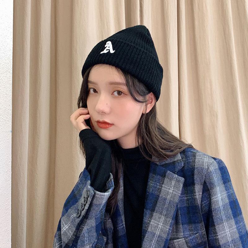 

Beanie/Skull Caps 2021 Beanies Hat Solid Color Knitted Autumn Warm Hats Men Women Multicolor Skullies Soft Elastic Colorful Cap Sport Bonnet