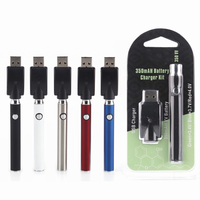 

Vertex LO VV Preheat Battery 350mAh Preheating Cigarettes Battery 3.4V-3.7V-4.0V CE3 vape O pen with wireless Charger for wax oil tank