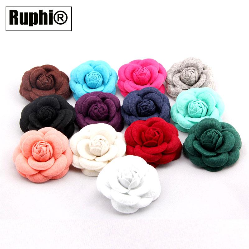 

Pins, Brooches Vintage Handmade Imitation Wool Camellia Flower Brooch Boutonniere Lapel Pin Jewelry Corsage Gifts For Women Accessorie