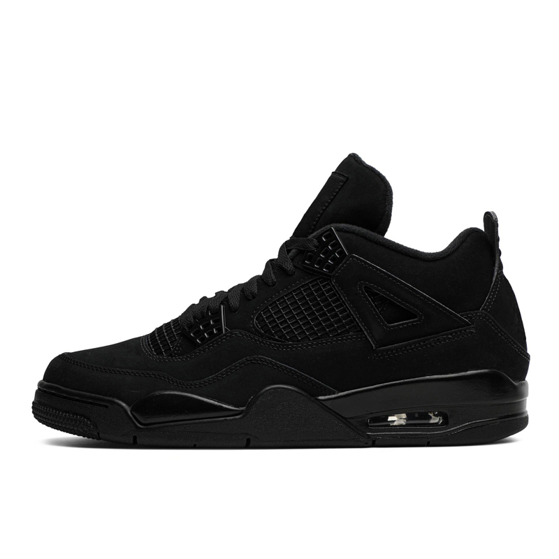 

Mens shoes 4s Neon Black Cat Pure Money Bred 4 Cactus Jack Royalty men athletic sports sneakers, 1 black cat