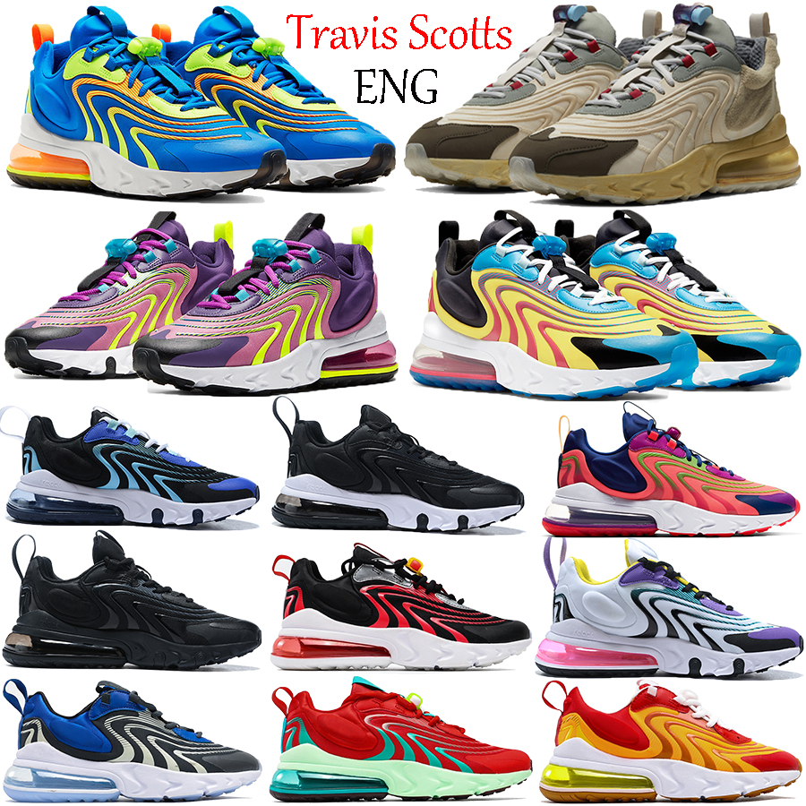

Top travis scotts cactus trails 27C react eng men women running shoes watermelon Black Sapphire white purple Eggplant sneakers trainers, 3.black sapphire