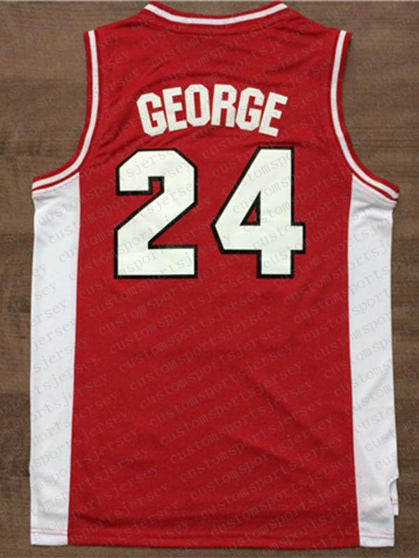 

Cheap wholesale Paul George Jersey 24 Fresno State Bulldogs Sewn Customize any name number MEN WOMEN YOUTH basketball jersey, Red