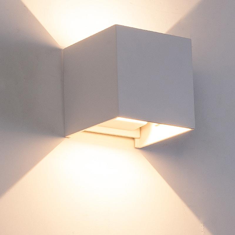 

Modern Cube Adjustable Surface Mounted 7W LED Wall Lamp Outdoor Waterproof IP65 Aluminum Wall Lights Garden Light Sconce