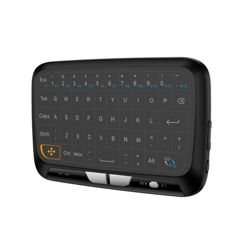 

H18 Mini USB 2.4Ghz Wireless Virtual Keyboard Touchpad Mice Air Mouse Rubber with Li Battery for PC Xb ox 360 P S4 TV Bo x1
