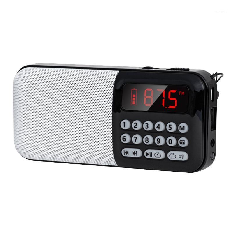 

MP3 Player Entertainment Battery Powered Digital Display For Elderly Stereo TF Card Slot Mini FM Radio Portable Speaker Home1
