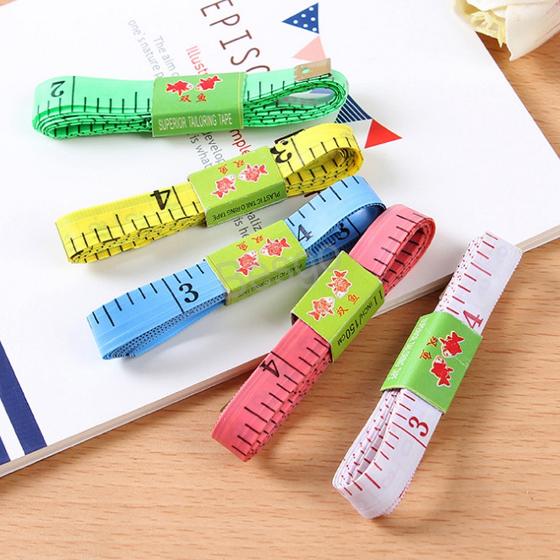 

150Cm Length Soft Ruler Home Body Tape Measures Sewing Tailor Measuring Ruler Tools Kids Cloth Ruler Tailoring Tape Measures BH4391 TQQ