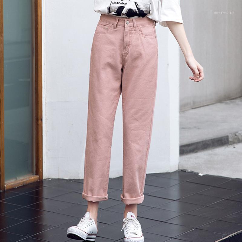 

Black Pink Boyfriend Jeans For Women 2020 Casual Loose Vintage Wide Leg Pants Women Plus Size Chic Jeans Woman Summer1