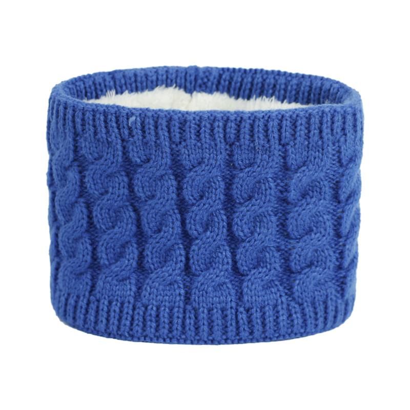 

Fashion Little Boys Girls Warm Braided Knitting Ring Scarf Children Fluffy Plush Scarf Collar Soft Elastic Muffler Multi Color