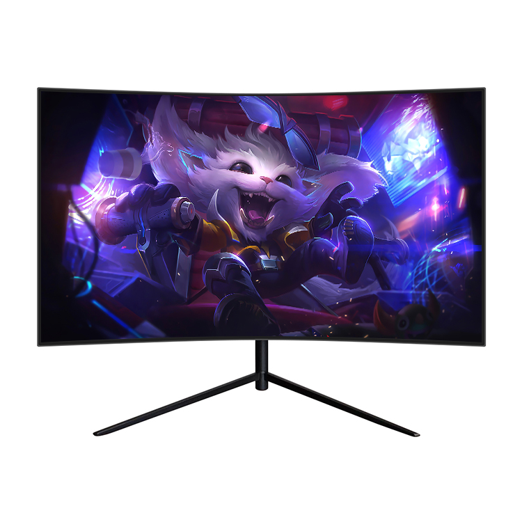 

curved 144hz portable 24 inch 1920*1080 computer gaming monitor pc with dp cable