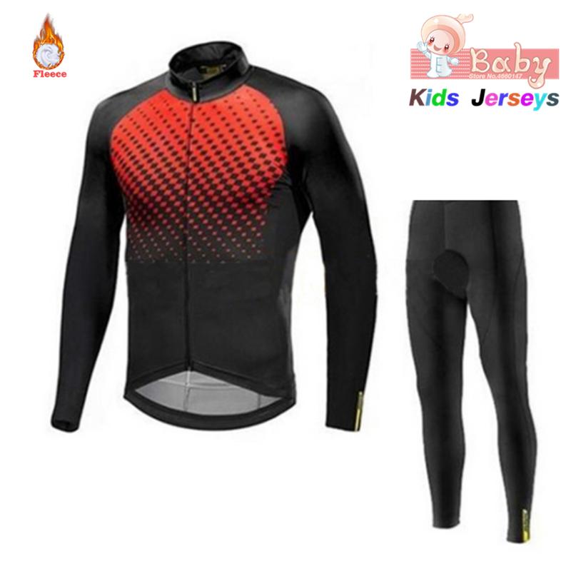 

Ropa Ciclismo Invierno Boys Termica 2020 Pro Team Kids Winter Thermal Fleece Cycling Clothing Girl Long Sleeve Cycling Set