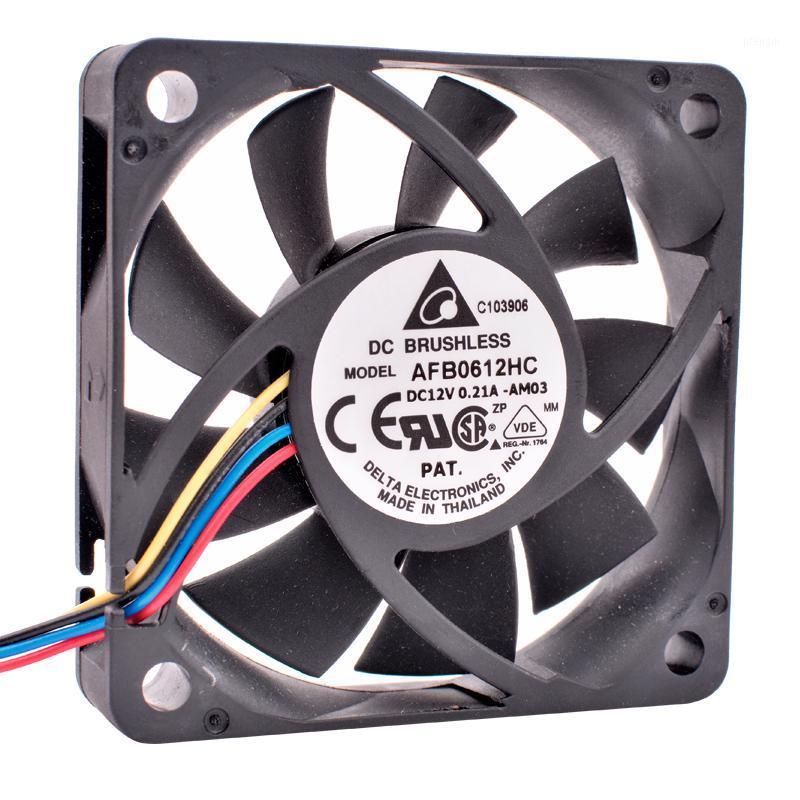 

AFB0612HC-AM03 6cm 60mm fan 60x60x13mm DC12V 0.21A 4 lines double ball bearing pwm chassis CPU cooling fan1