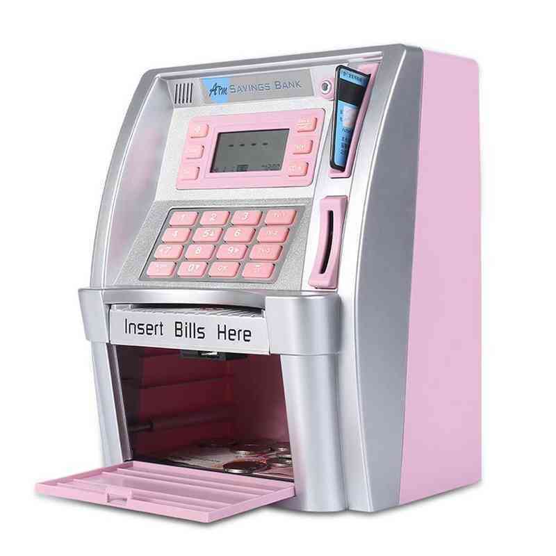 

NXY Piggy Bank Atm Savings Toys to Store Money Safe Deposit Box Mini Machine Perfect for Kids Gift Save 0126