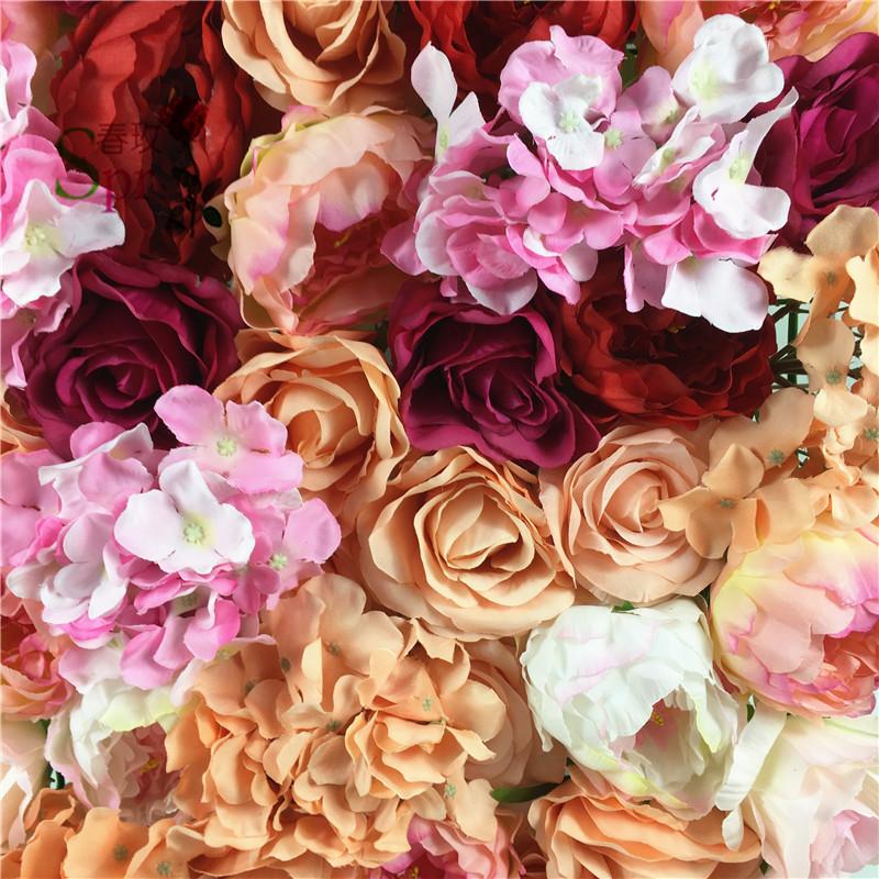 

SPR floral arrangements for Artificial rose wedding flower wall backdrop arch table centerpiece decorations 10pcs/lot, 10pieces