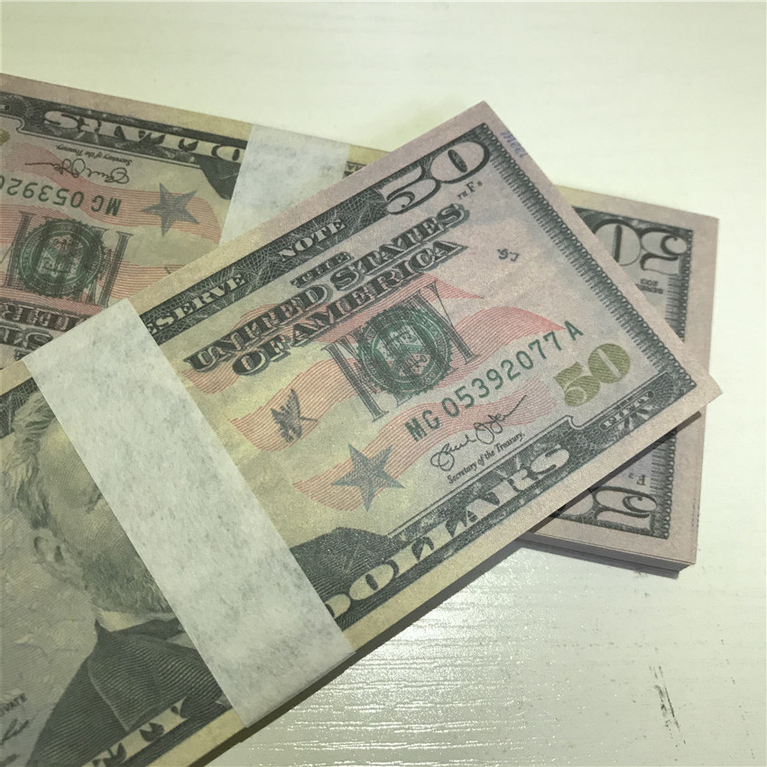 

Atmosphere Bar High Quality Paper Wholesale Ilbui American 100 Party Currency Dollar Props Pieces/package Fast Shipping 50-5 Wngnq