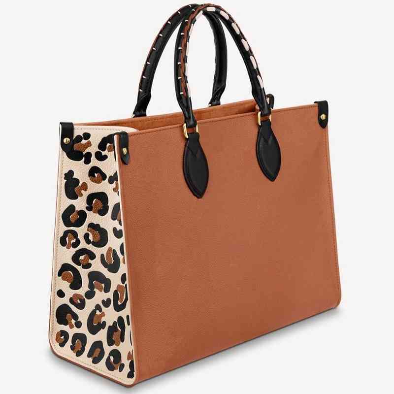 

ONTHEGO luxurys designers Bags womens handbags purse tote bag ladies Casual PVC leather shoulder totes female Shopping wallet, Black