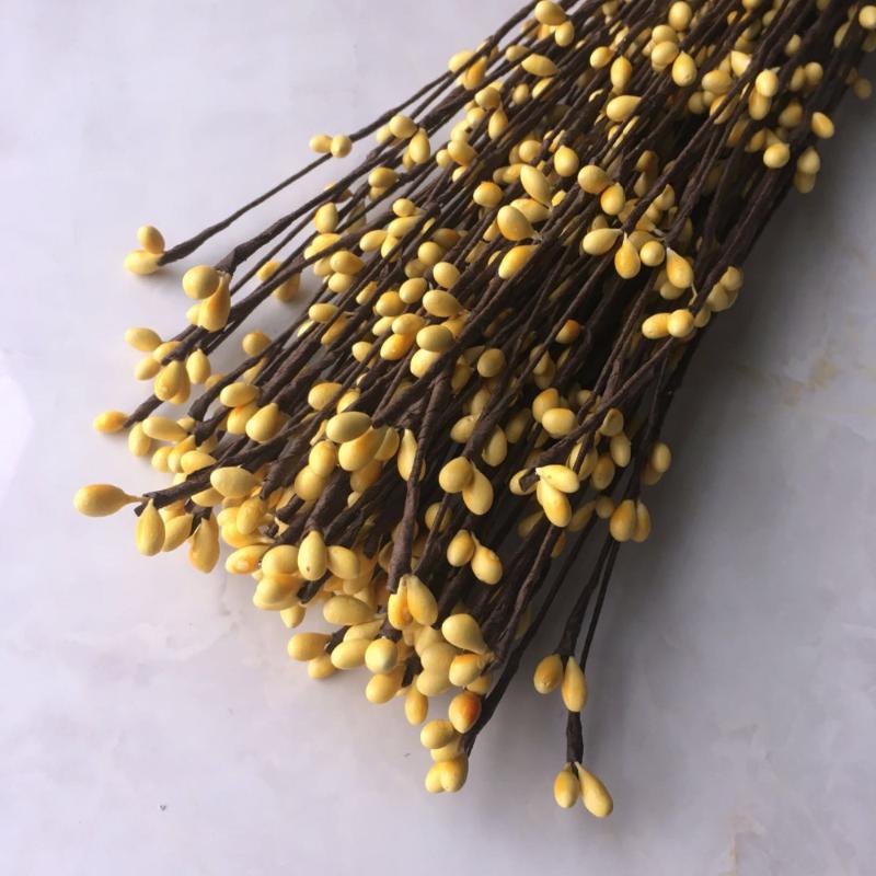 

New color yellow 50/100 stems Pip Berry Garland Vine Stem Fawn Pip Berries,Pip Berry,Fall Wreath,Wreath Material,Flower crown, Fawn50stems