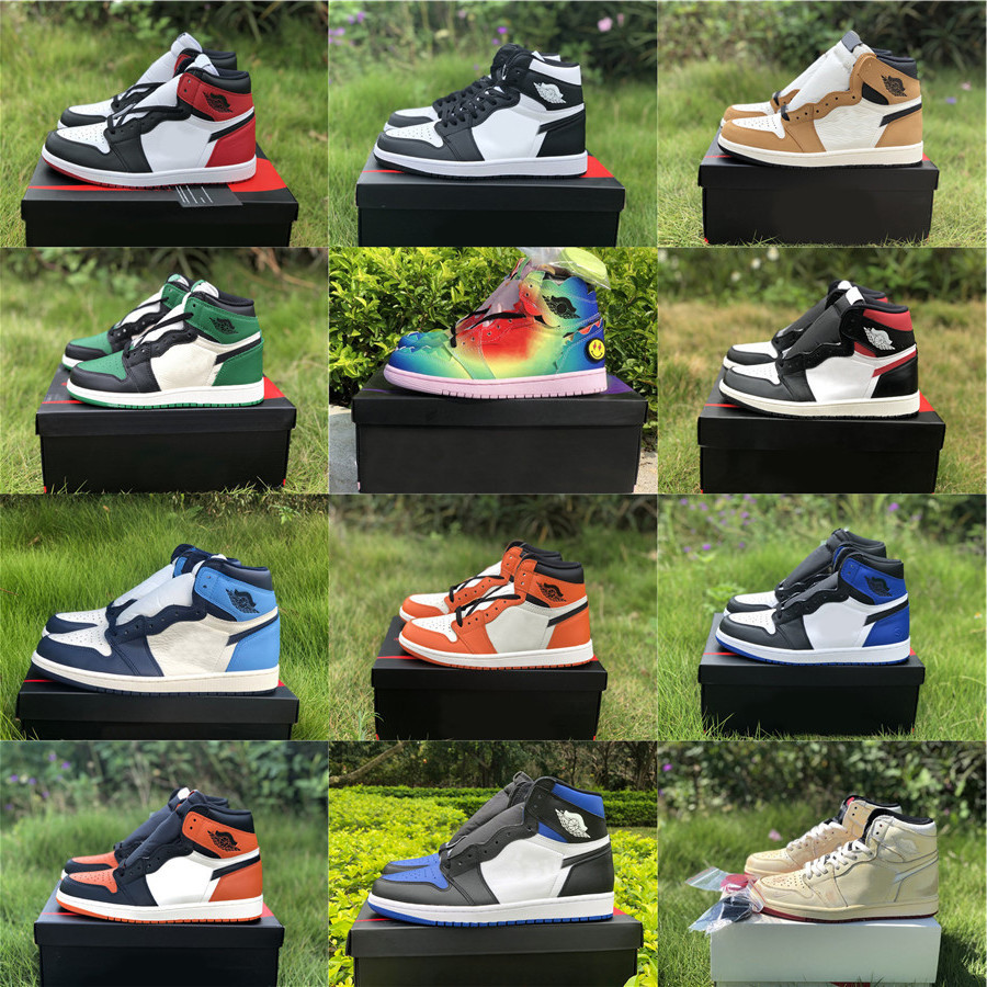 

High OG 1 Chicago Red Black Toe Homage to Home J Balvin Pine Green Fragment Obsidian Mocha Bio Hack Man Outdoor Sneakers
