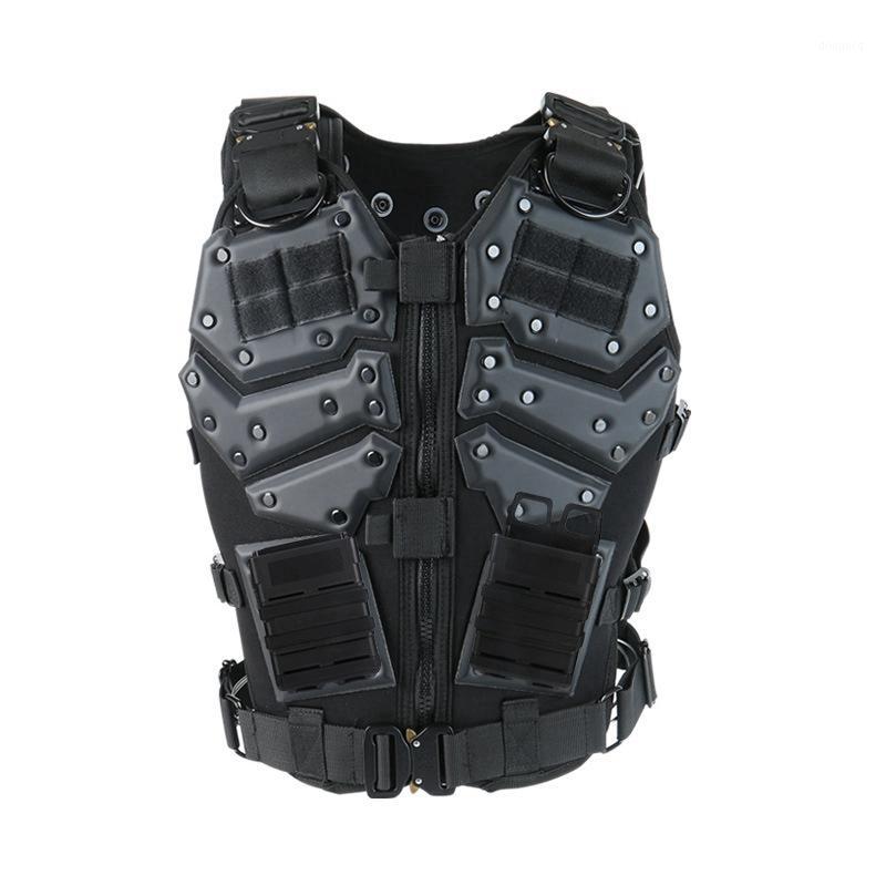 

2020 Newly TF3 Tactical Vests Outdoor Vest with 5.56 Magazine Pouches Cs Vest Protective Waistcoat Body Armor1, Black