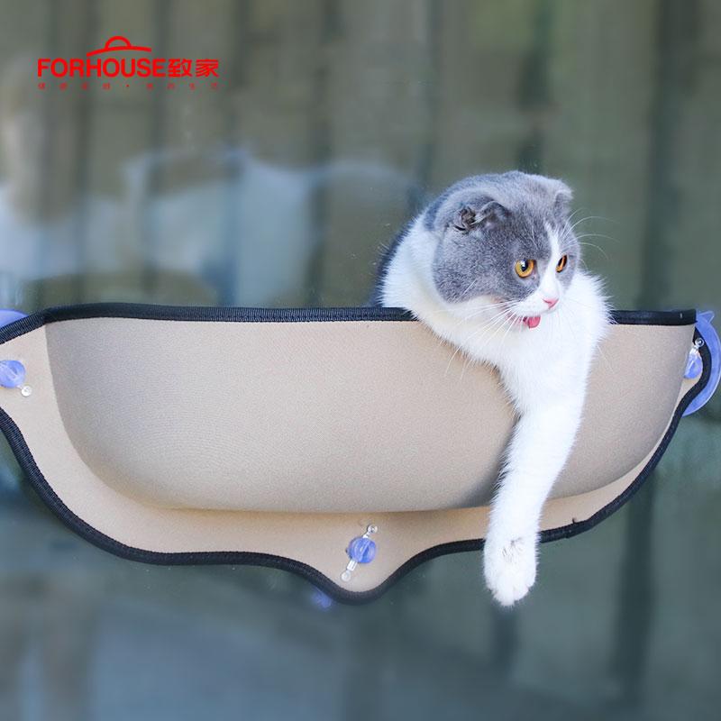 

Window Cat Hammock Bed Longer Sofa Cushion Hanging Shelf Seat with Suction Cup