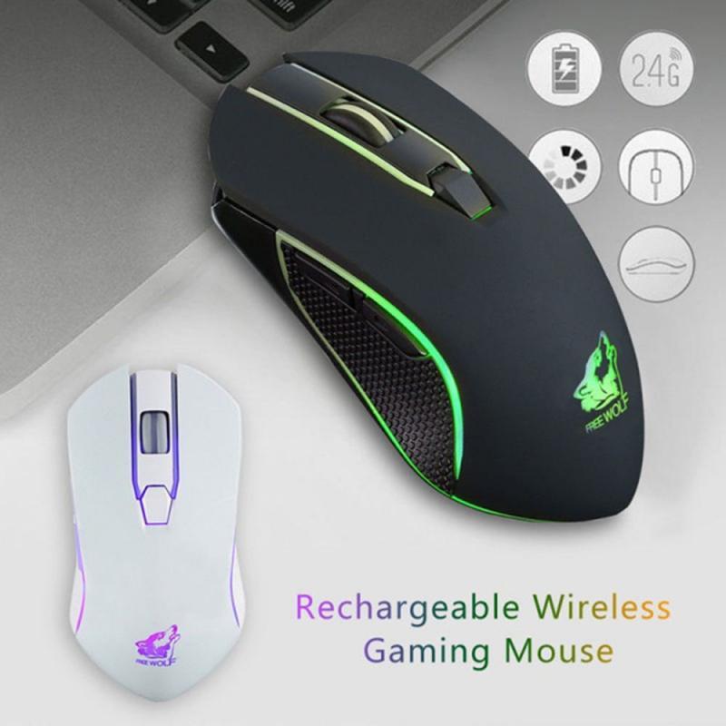 

Rechargeable Wireless Mouse Silent LED Backlit USB Optical Gaming Mouse Mice Ultra-Slim High Resolution Mice For Laptop PC